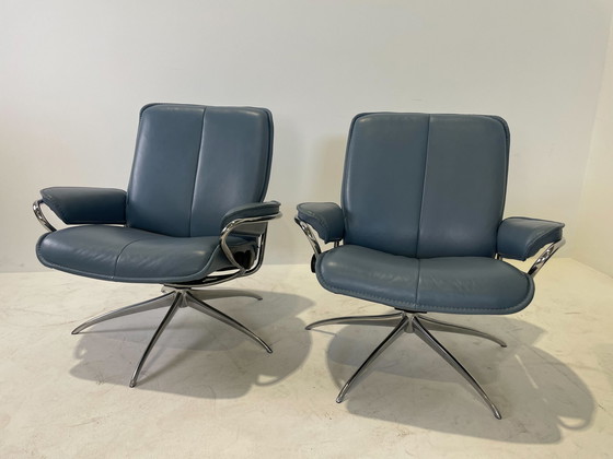 Image 1 of design 3-zitsbank + 2x design fauteuils