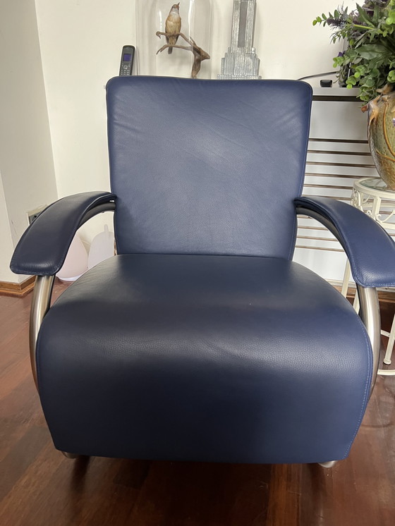 Image 1 of 2x Pelle Divani Fauteuil