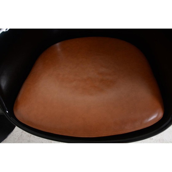 Image 1 of Set van 6 vintage "Tulip" fauteuils in glasvezel en gegoten aluminium van Eero Saarinen voor Knoll international