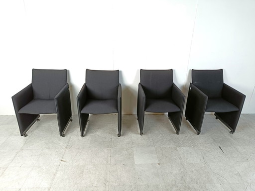 4x Artifort Geoffrey Harcourt Montana fauteuils