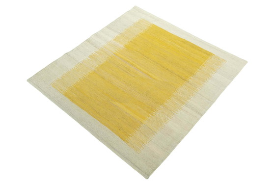 Image 1 of Handgeweven design kelim Fars - 120 X 111 Cm (Nieuw)