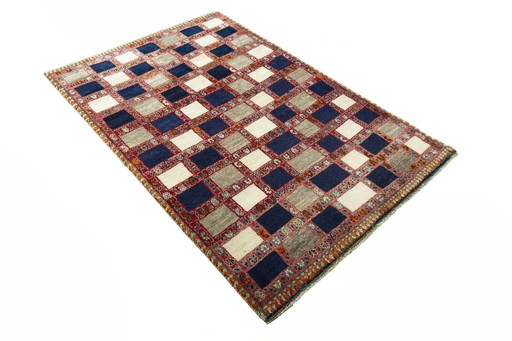 Handgeknoopt Gabbeh Vintage Nomadisch Tapijt - 194 X 130 Cm