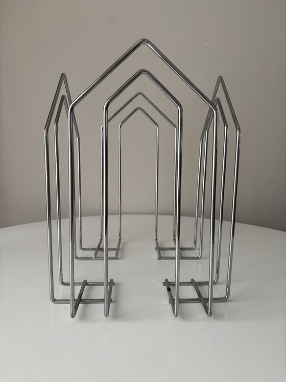 Image 1 of Willi Glaeser Vinylhouder, Platen Lp Rek/ Tijdschriftenbak Jaren 80