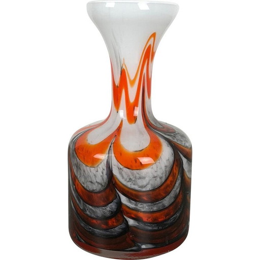 Grote vintage Multi-Color Pop Art Opaline Florence vaas Italië 1970