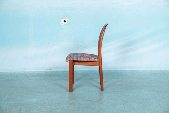 Image 1 of Japandi Danish design eetkamerstoelen 70s teak