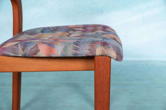 Image 1 of Japandi Danish design eetkamerstoelen 70s teak