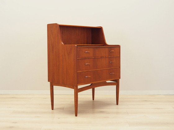 Image 1 of Teakhouten secretaire, Deens ontwerp, 1970S, Productie: Denemarken