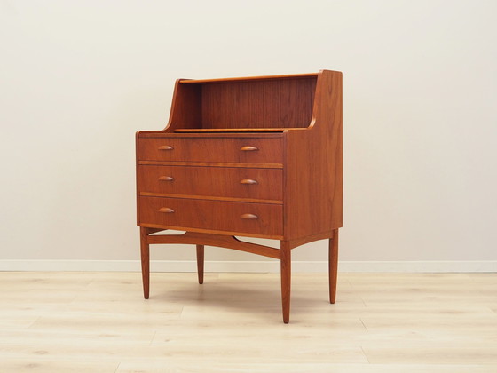 Image 1 of Teakhouten secretaire, Deens ontwerp, 1970S, Productie: Denemarken