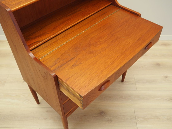 Image 1 of Teakhouten secretaire, Deens ontwerp, 1970S, Productie: Denemarken