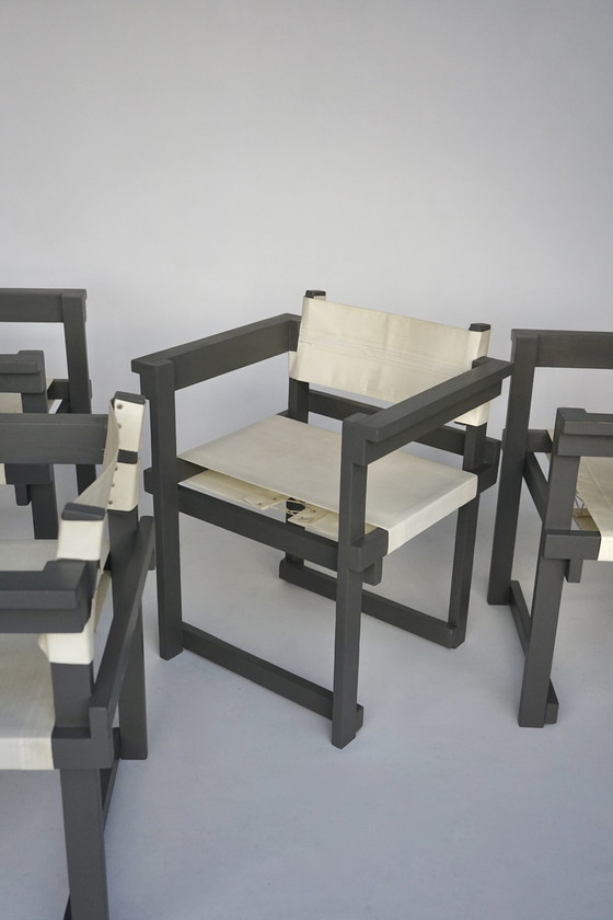 Image 1 of Hollandse Modernistische Stoelen, Set Van 6