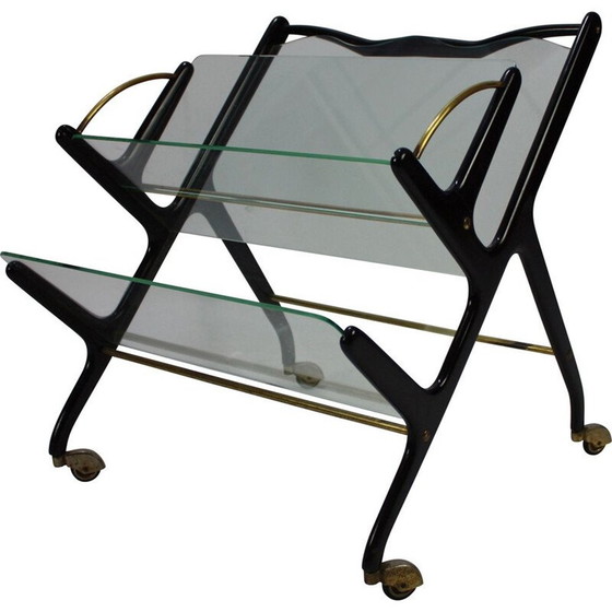 Image 1 of Vintage tijdschriftenrek door Ico Parisi Italië 1950