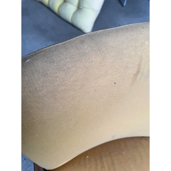 Image 1 of Set van 4 vintage stoelen van stof en palissanderhout, 1960