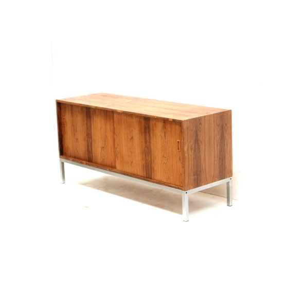 Image 1 of Vintage Palissander Dressoir Met Schuifdeuren Gemaakt In De Jaren ’60