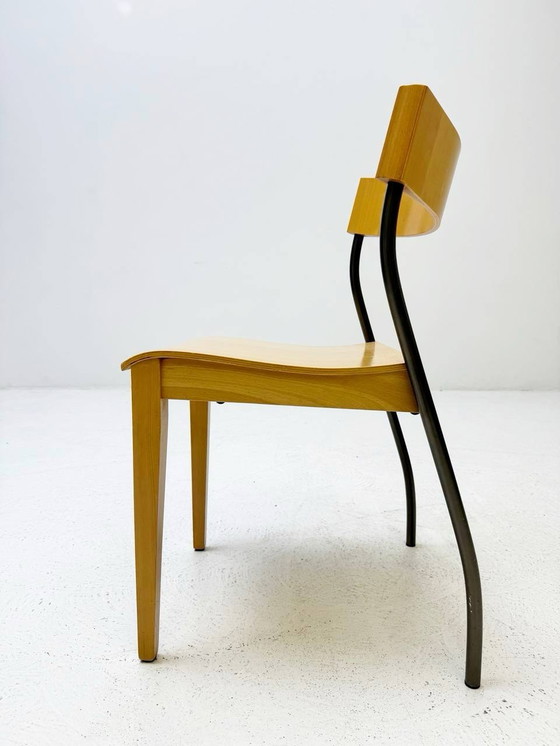 Image 1 of 4 Postmoderne Ikea-stoelen "Nordisk" van Tina Christensen