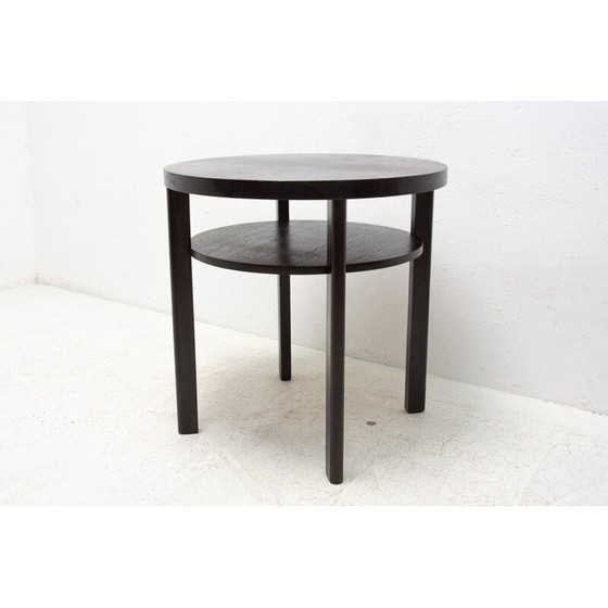 Image 1 of Vintage art deco eiken salontafel, Tsjecho-Slowakije 1950