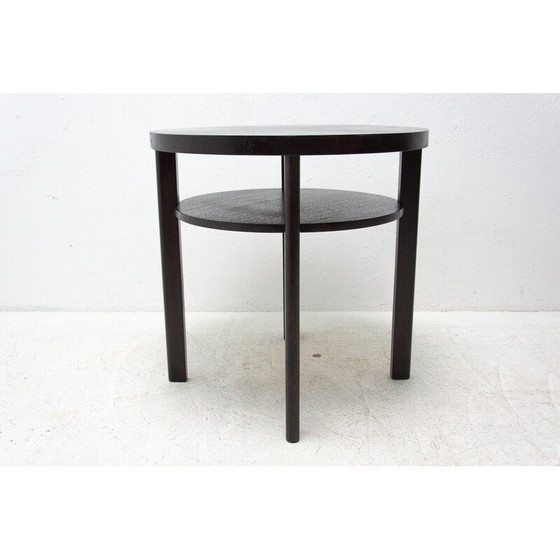 Image 1 of Vintage art deco eiken salontafel, Tsjecho-Slowakije 1950