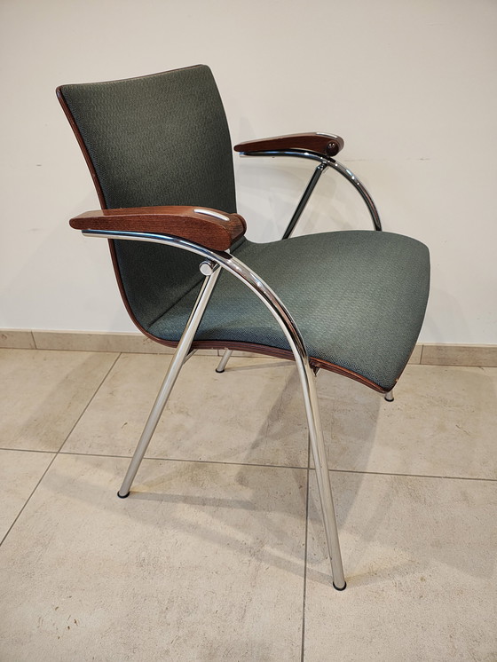 Image 1 of 5 X Stackable Thonet S570 Chairs 1990