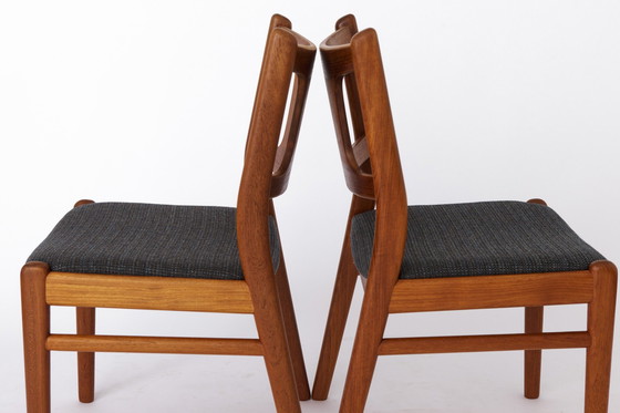 Image 1 of 2 Vintage Deense stoelen - 1960S Mid Century Moderne Stijl