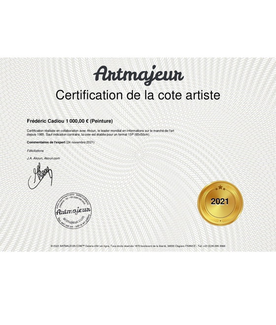 Image 1 of Acryl op canvas 42X30Cm