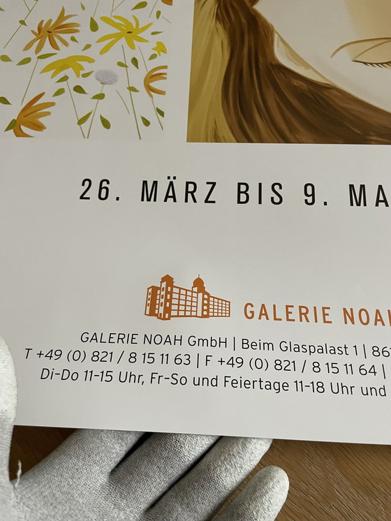 Image 1 of Alex Katz, Exibitie Poster Galerie Noah Gmbh Augsburg, 2021