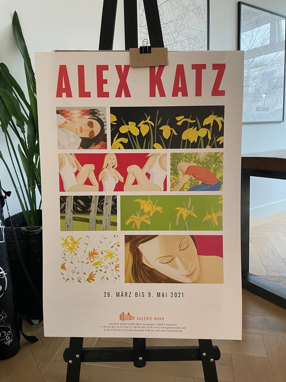 Image 1 of Alex Katz, Exibitie Poster Galerie Noah Gmbh Augsburg, 2021