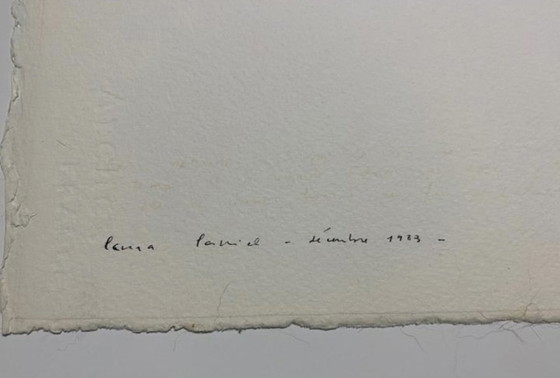 Image 1 of Laura Lamiel, Frankrijk. Originele tekening in inkt op papier, originele tekeninkt,