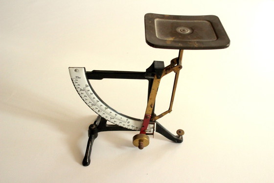 Image 1 of Mooie slinger letterweegschaal - Functioneel - Vintage uit de jaren 1940