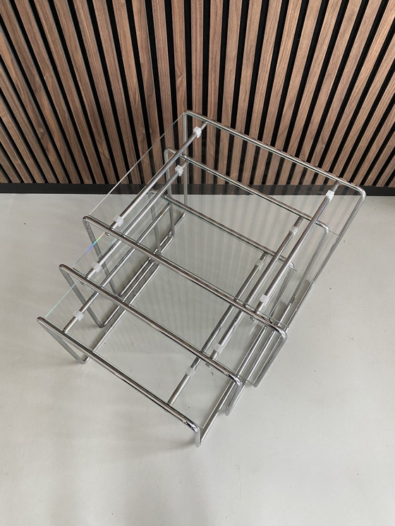 Image 1 of Cassina Nesting Tables Marcel T