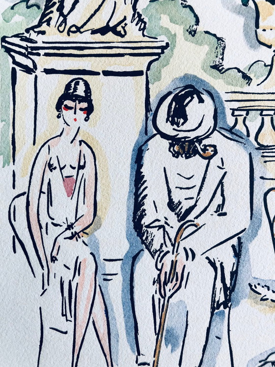 Image 1 of Kees van Dongen La Garconne 1925 pochoir