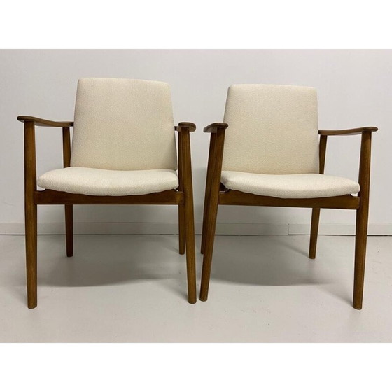 Paar vintage eiken fauteuils van Børge Mogensen voor Søborg møbelfabrik, Denemarken 1960 (photo 9 of 13)