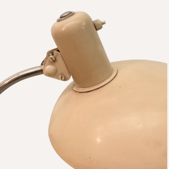 Image 1 of  Vintage Oostenrijkse Bauhaus creme bureaulamp van Christian Dell voor Koranda