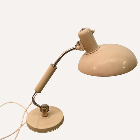 Image 1 of  Vintage Oostenrijkse Bauhaus creme bureaulamp van Christian Dell voor Koranda