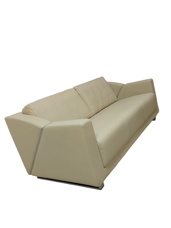 Image 1 of Rolf Benz model 350 bank, 2 draaibare fauteuils