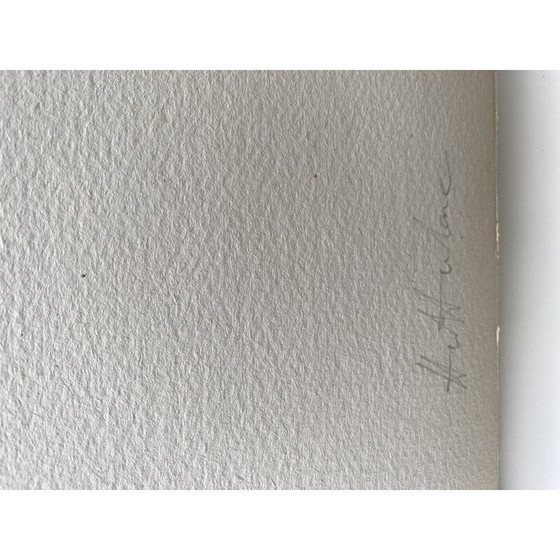 Image 1 of Vintage verfrommeld plastic schilderij van Albert Chubac, 1960-1970