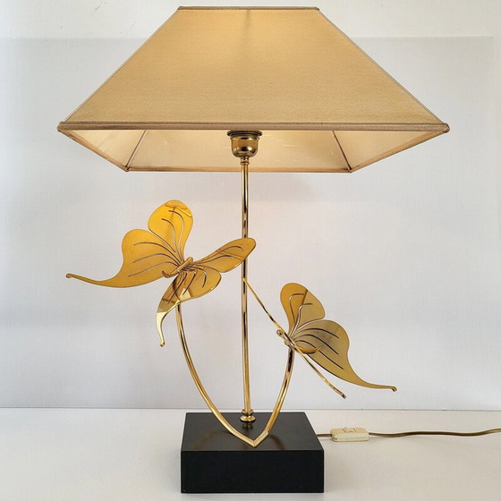 Image 1 of Vintage messing vlinderlamp, 1970
