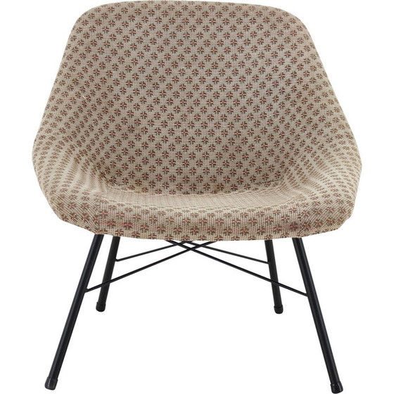 Image 1 of Vintage Shell ijzeren fauteuil, Duitsland 1970