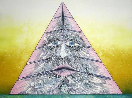 Bernhard Jäger, Pyramide (Lithografie)