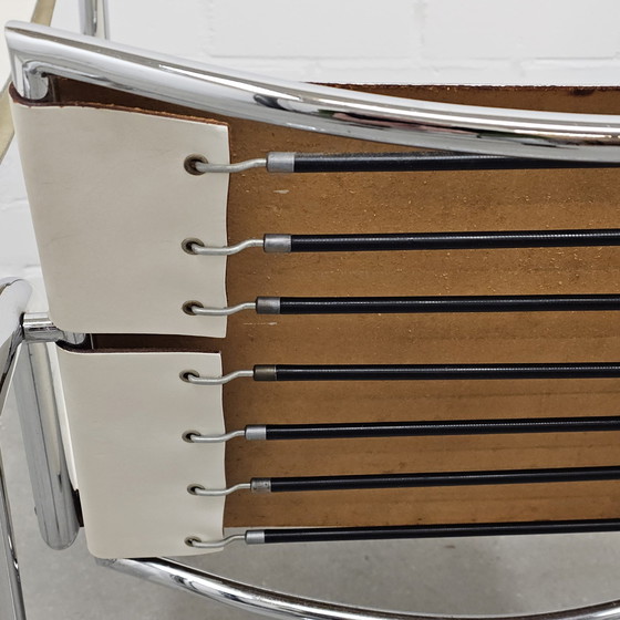 Image 1 of Vintage Leren Fauteuil Replica Le Corbusier Lc1