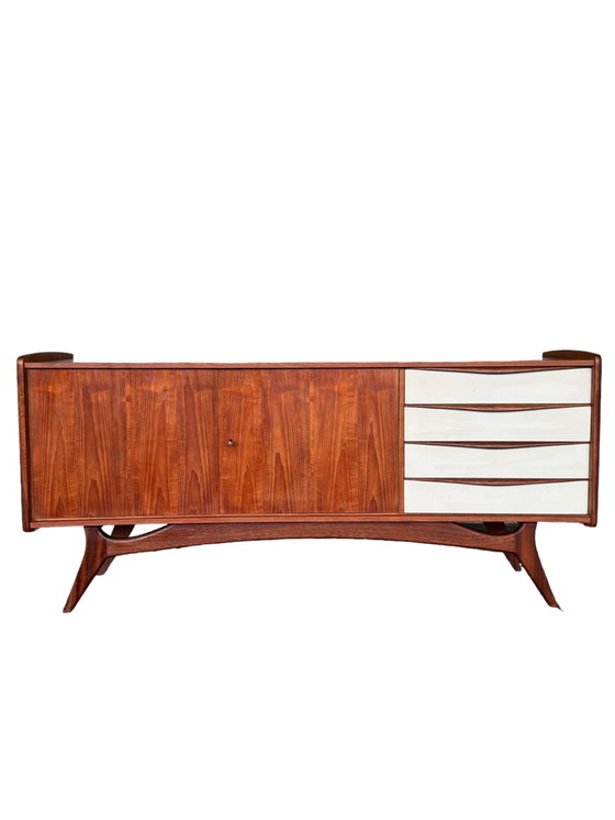 Image 1 of Vintage dressoir - Mid century lowboard