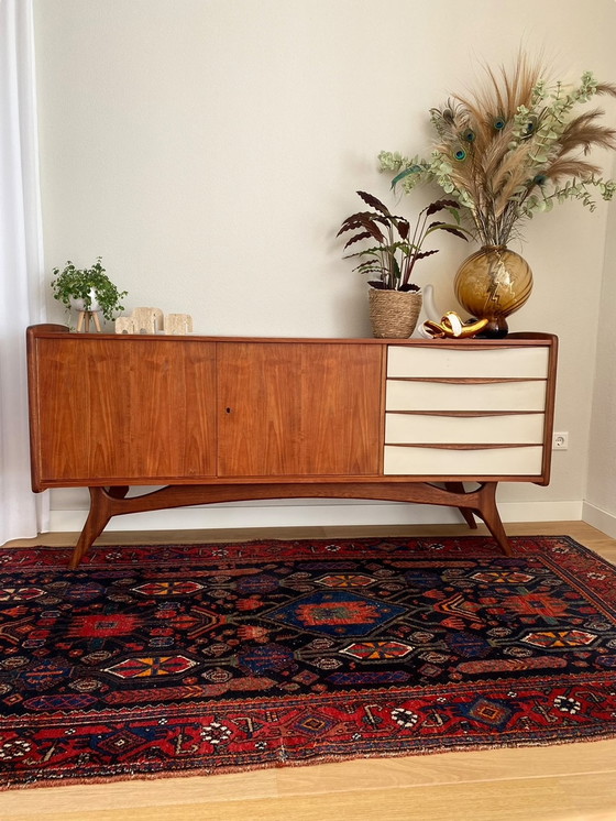 Image 1 of Vintage dressoir - Mid century lowboard