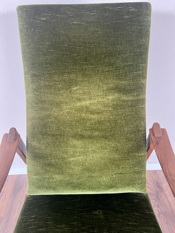 Image 1 of Mid Century Deens Modern Design fauteuil met hoge rug