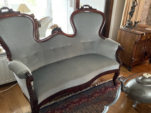 Biedermeier Love Seat