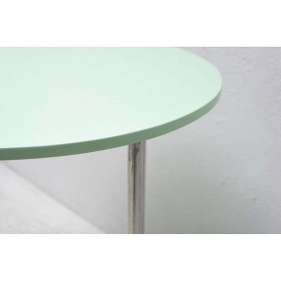 Image 1 of Vintage bohemien chromen salontafel van Hynek Gottwald, Tsjecho-Slowakije 1930