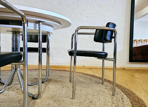 7x Thonet Bauhaus jaren 30 stoel