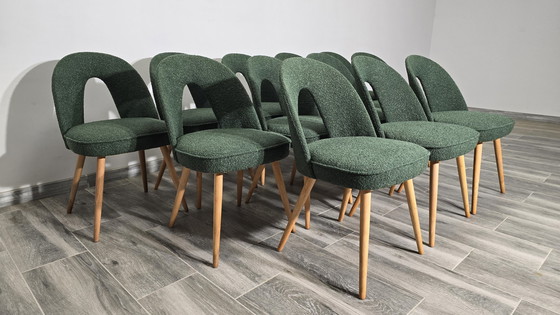 Image 1 of Eetkamerstoelen van Antonin Suman, 1960S, set van 12