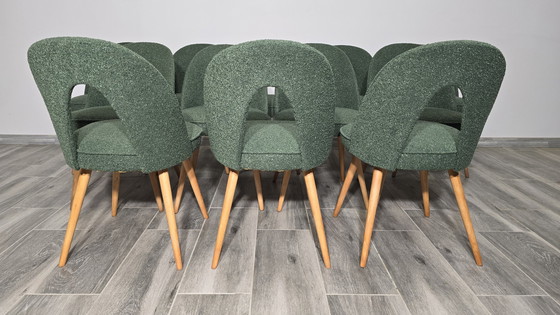 Image 1 of Eetkamerstoelen van Antonin Suman, 1960S, set van 12