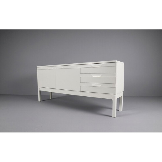 Image 1 of Vintage wit space age dressoir van Pallete, 1960