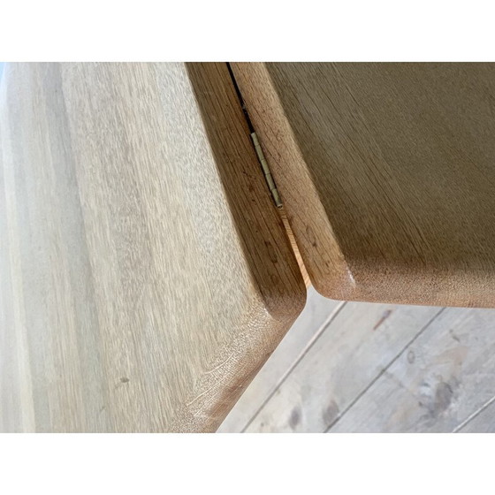 Image 1 of Scandinavische vintage massief eiken salontafel van Hans Wegner voor Getama, 1981