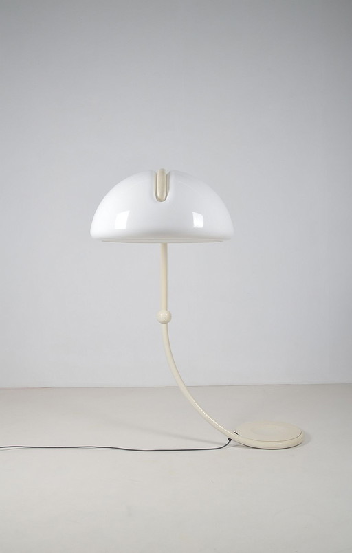 Serpente vloerlamp ontworpen door Elio Martinelli voor Martinelli Luce, jaren 60