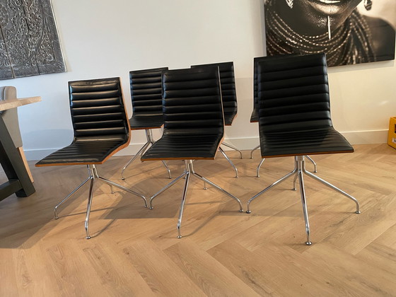 Image 1 of 6x Dan-Form stoelen Made in denmark